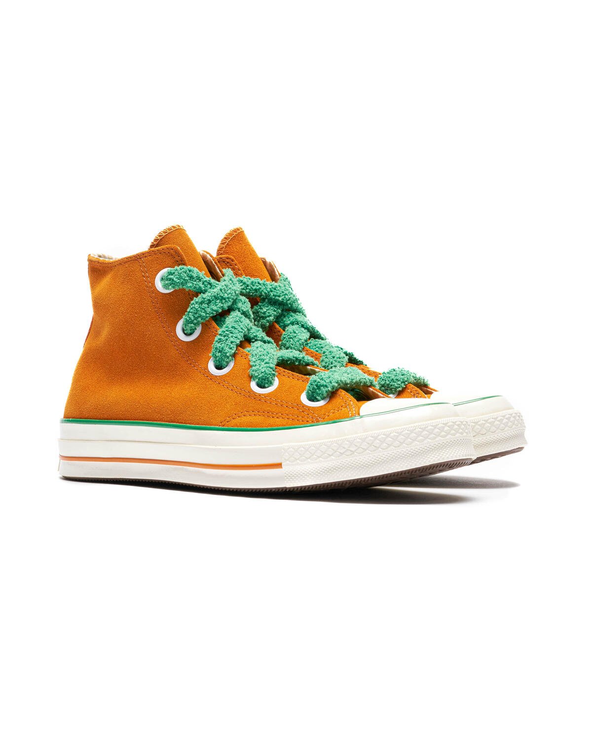 Green and clearance gold converse